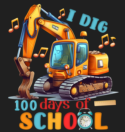 Excavator Back to School DTFs