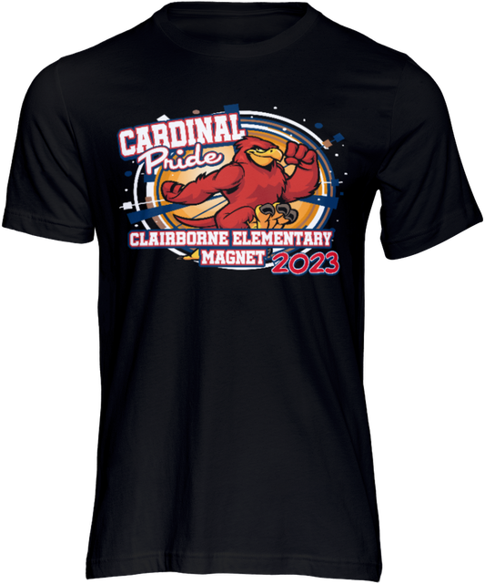 23-24 Claiborne Cardinals Spirit T-shirts (short sleeve)