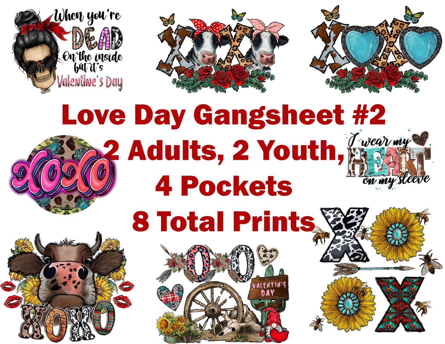 Love Day Gangsheets