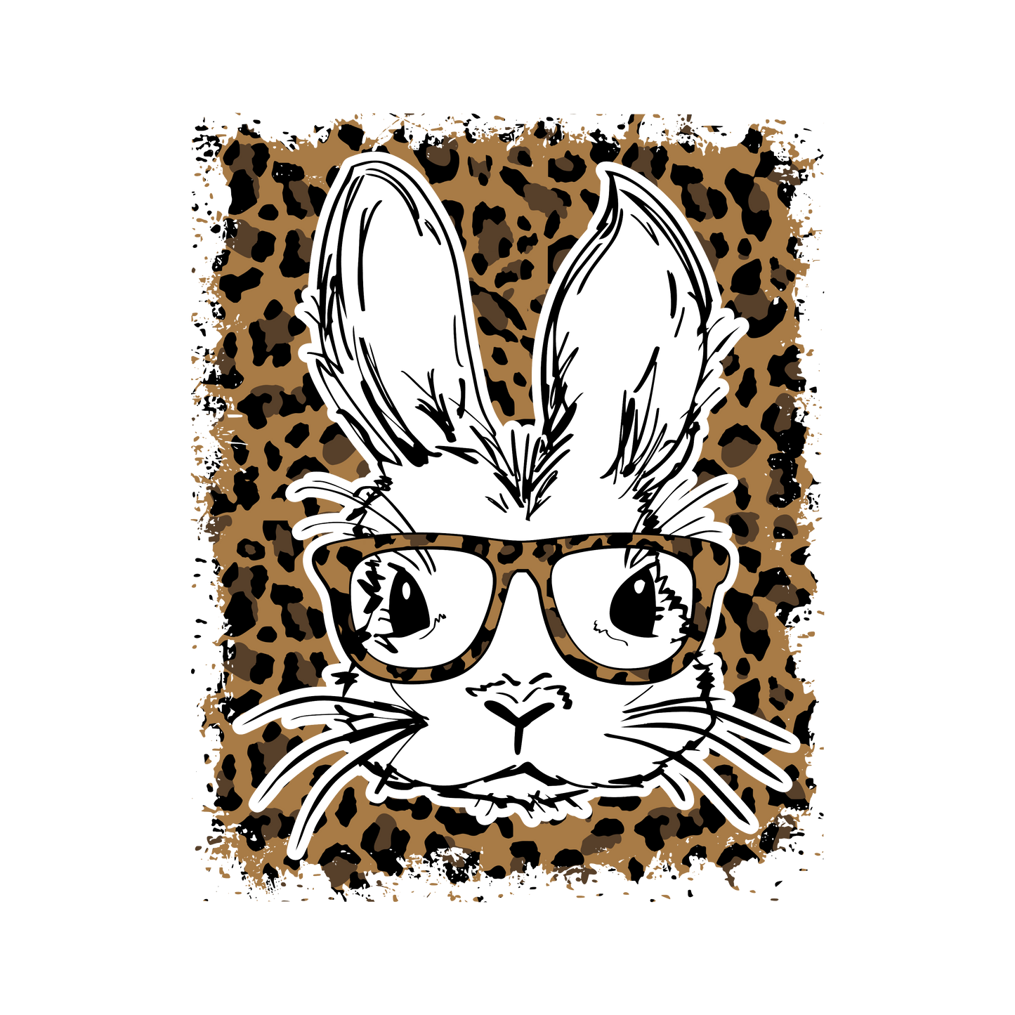 18. Bunny Leopard Glasses
