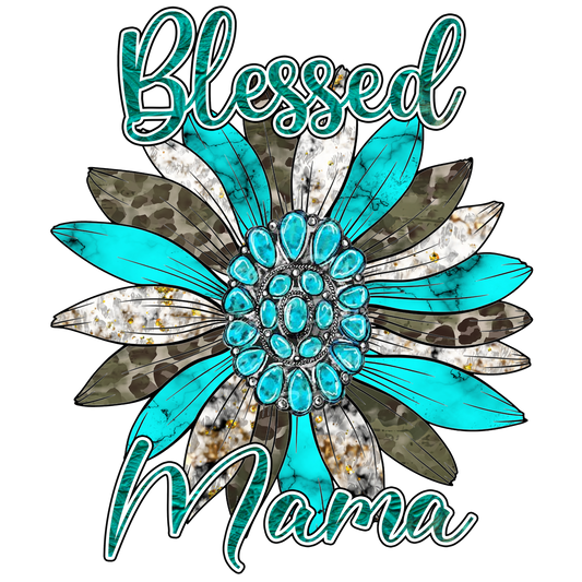34. Blessed Mama Turquoise Gem Stone