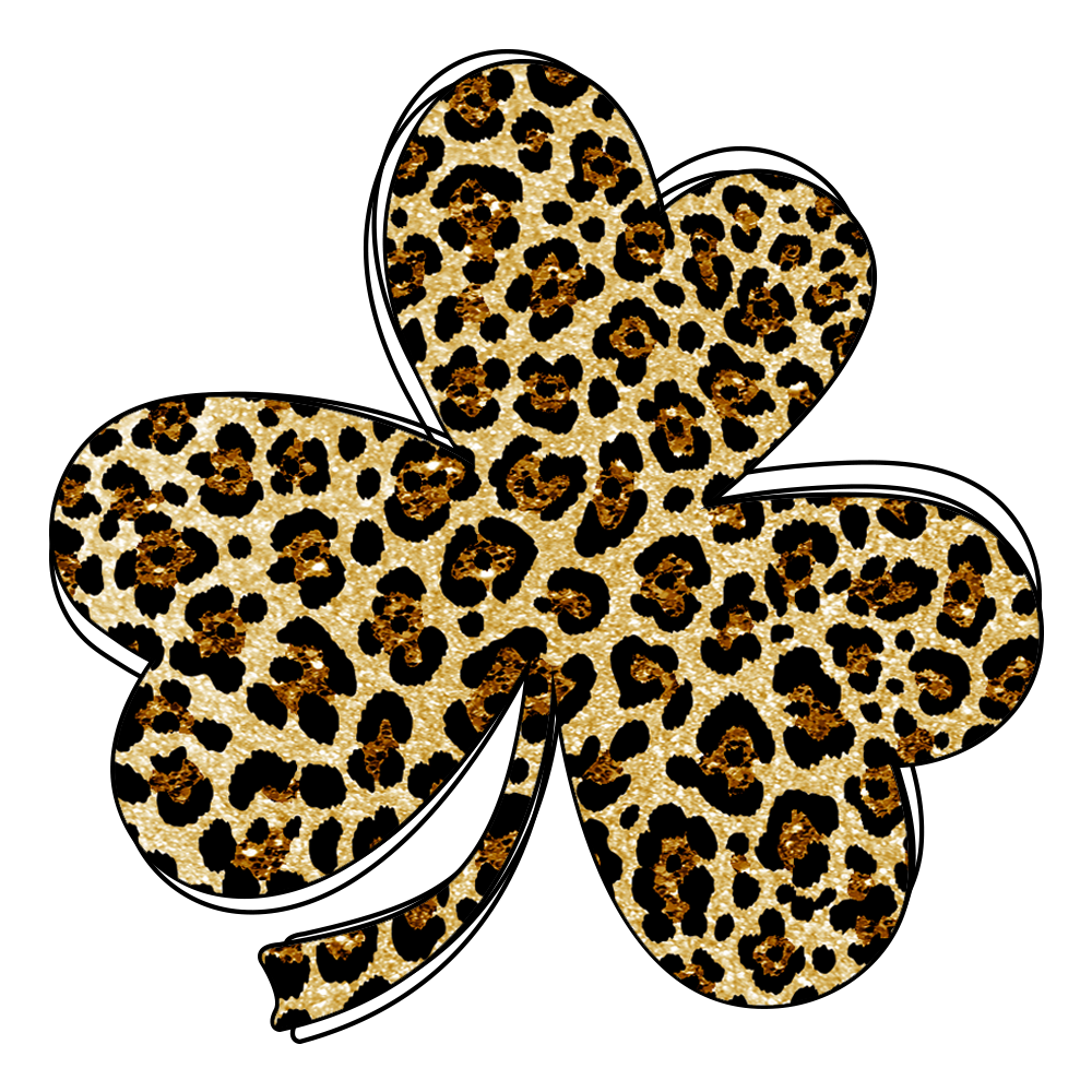 41. Animal Print Shamrock