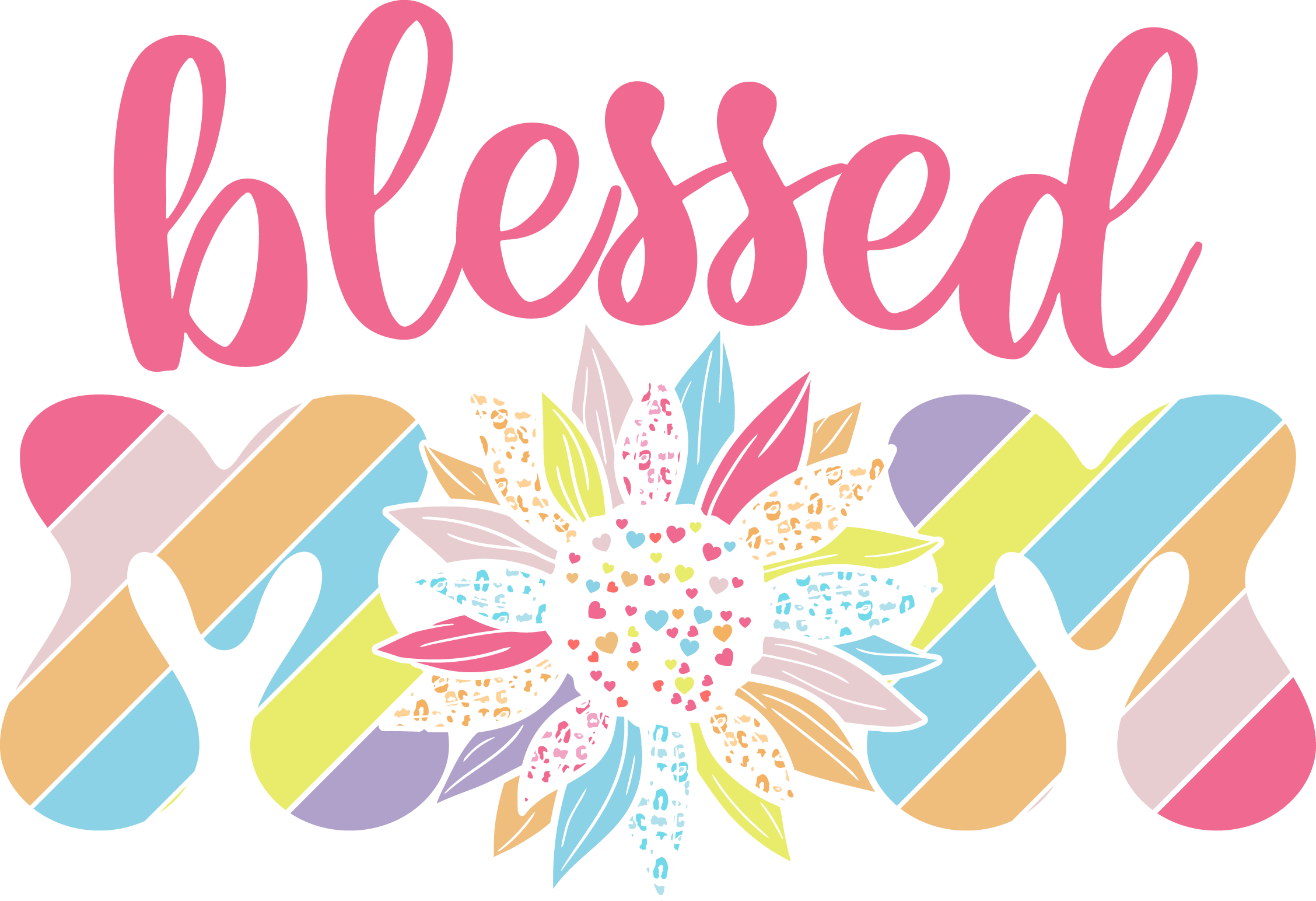 43. Pastel Blessed Mom – Gainesgraphics318