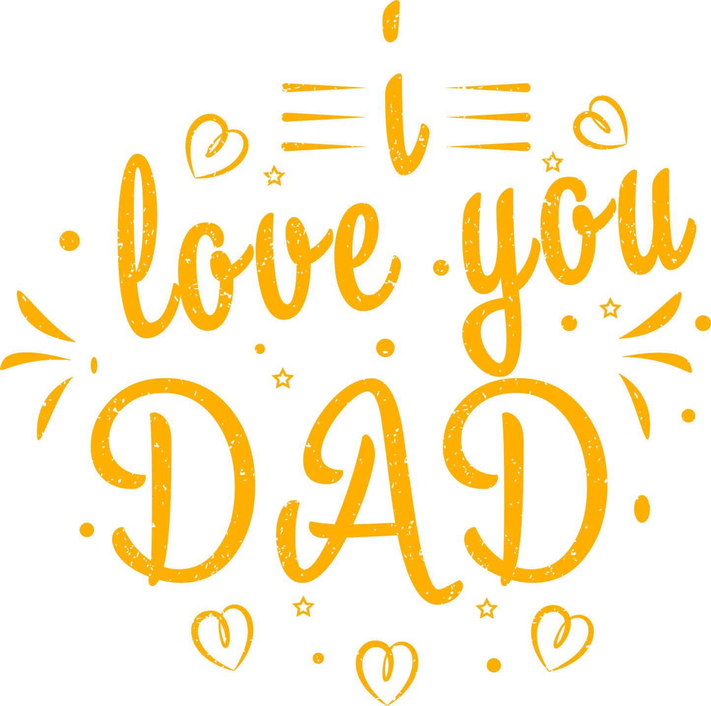 7. Dad I Love You 2-Gold