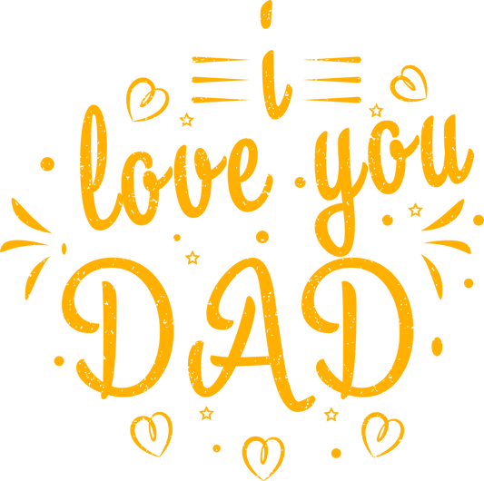 7. Dad I Love You 2-Gold
