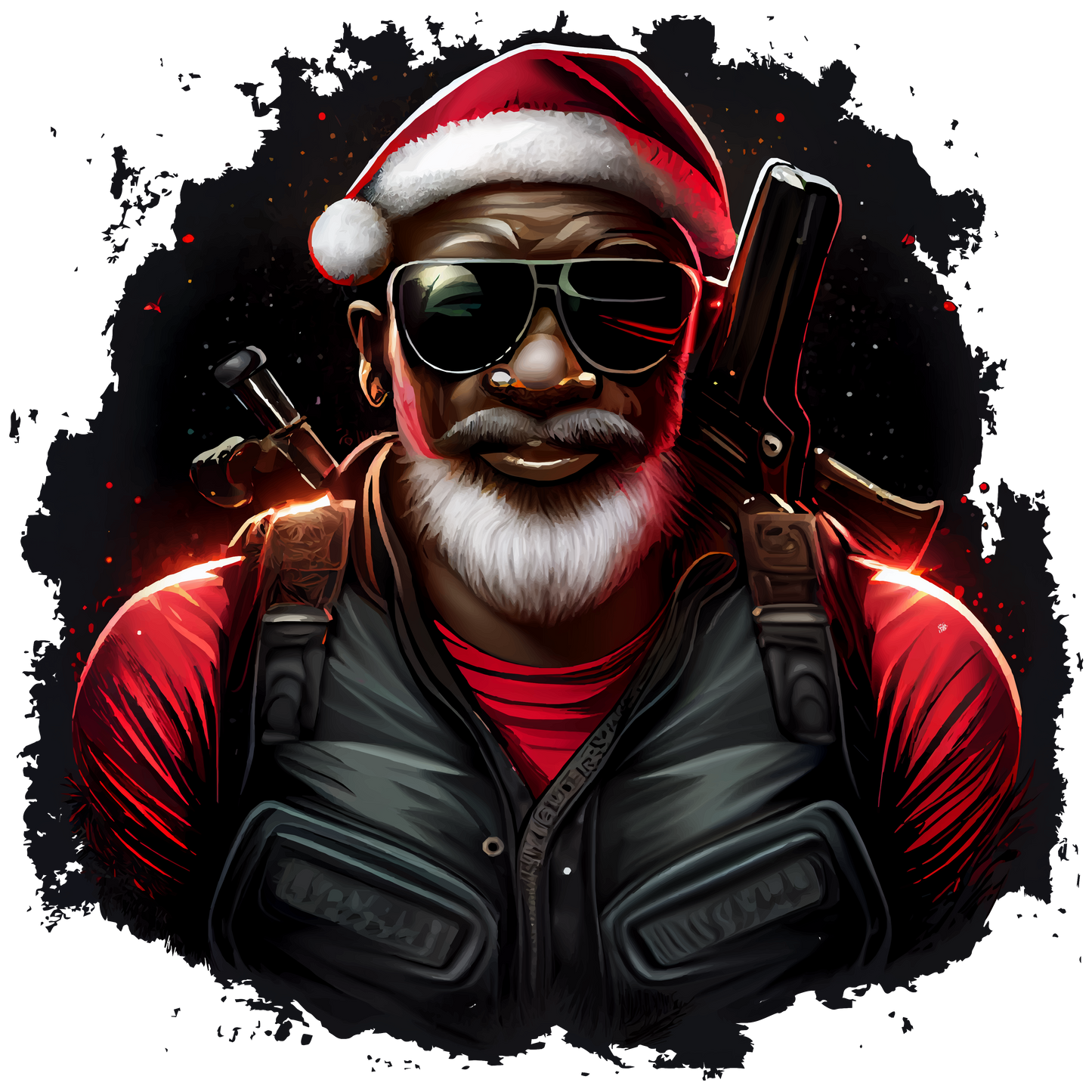 Bulletproof Santa-Black
