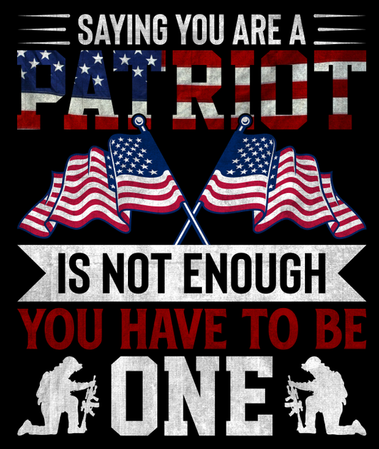 5. Saying you are a patriot