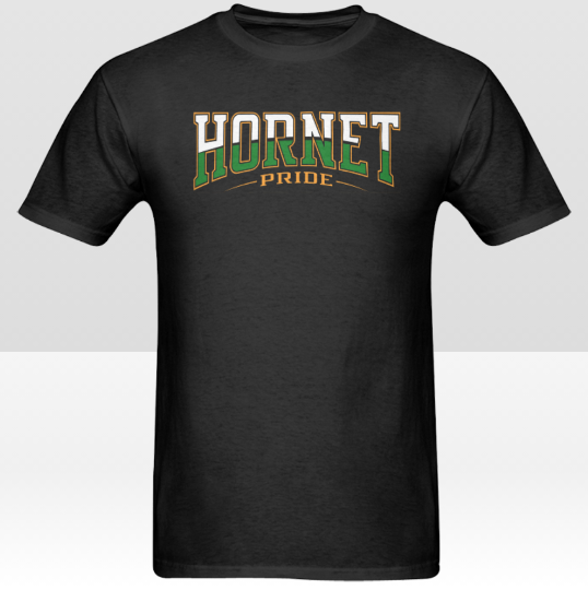 Hornet Pride-Black Unisex T-shirt Youth & Adult