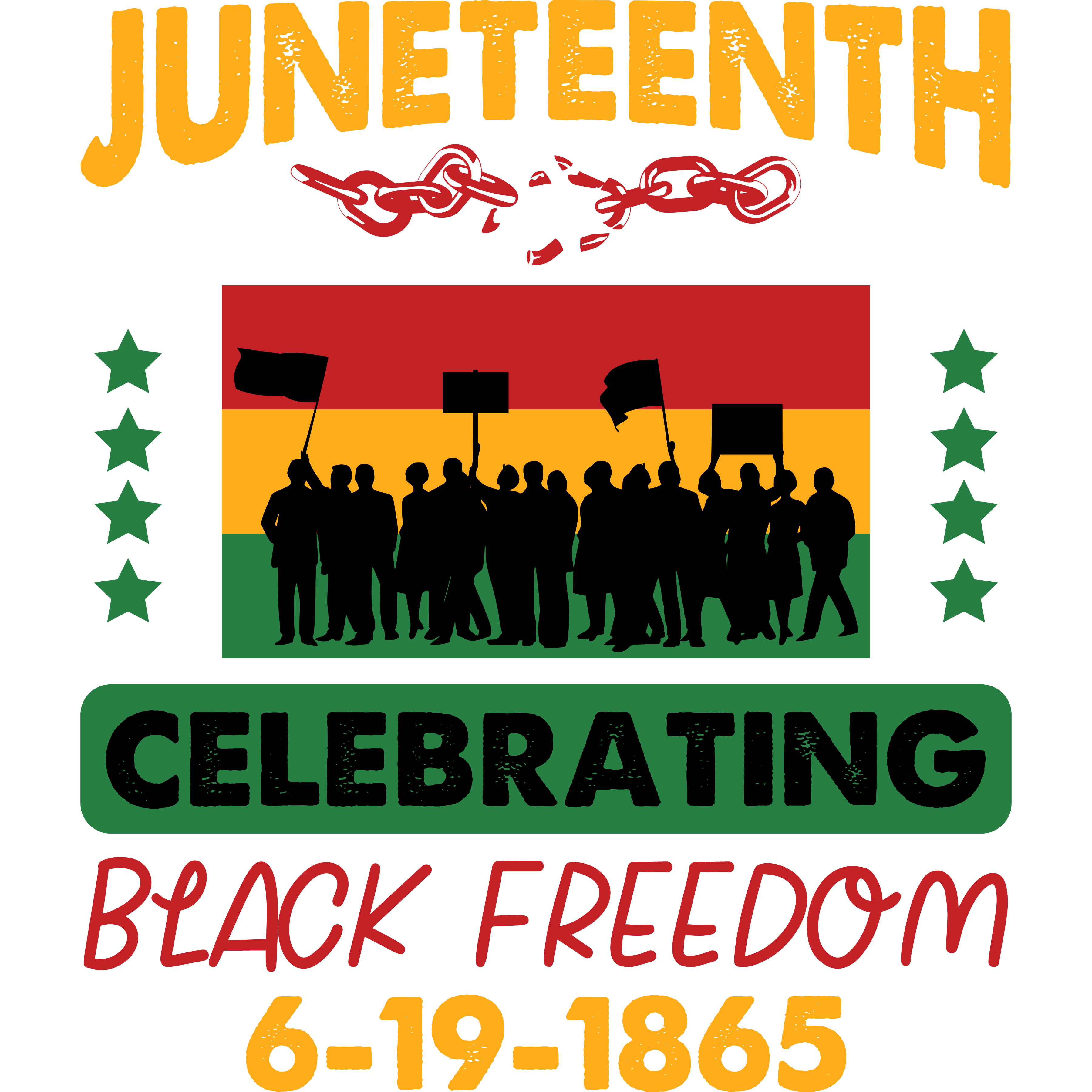 Juneteenth Celebrating Black Freedom – Gainesgraphics318