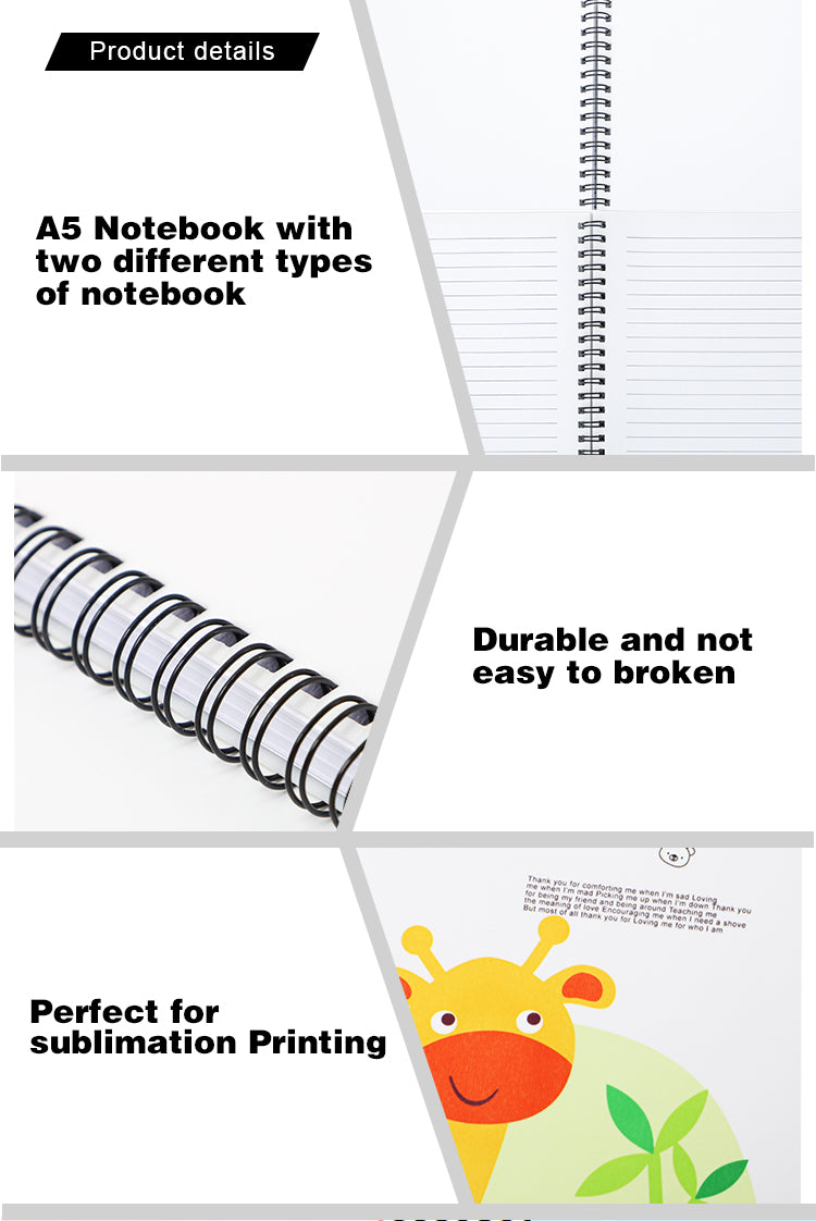 Sublimation A6 Mini Notebooks