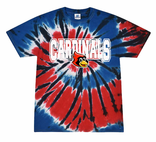 Claiborne Cardinals Tie Dye Unisex T-shirts