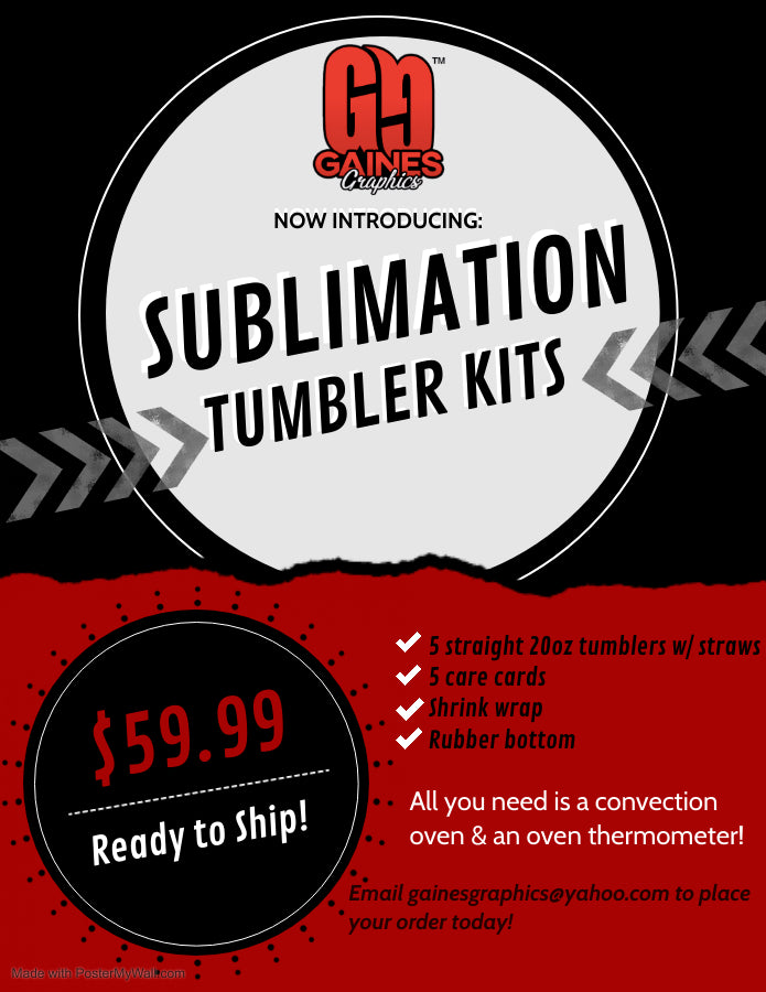 Sublimation Tumbler Kit