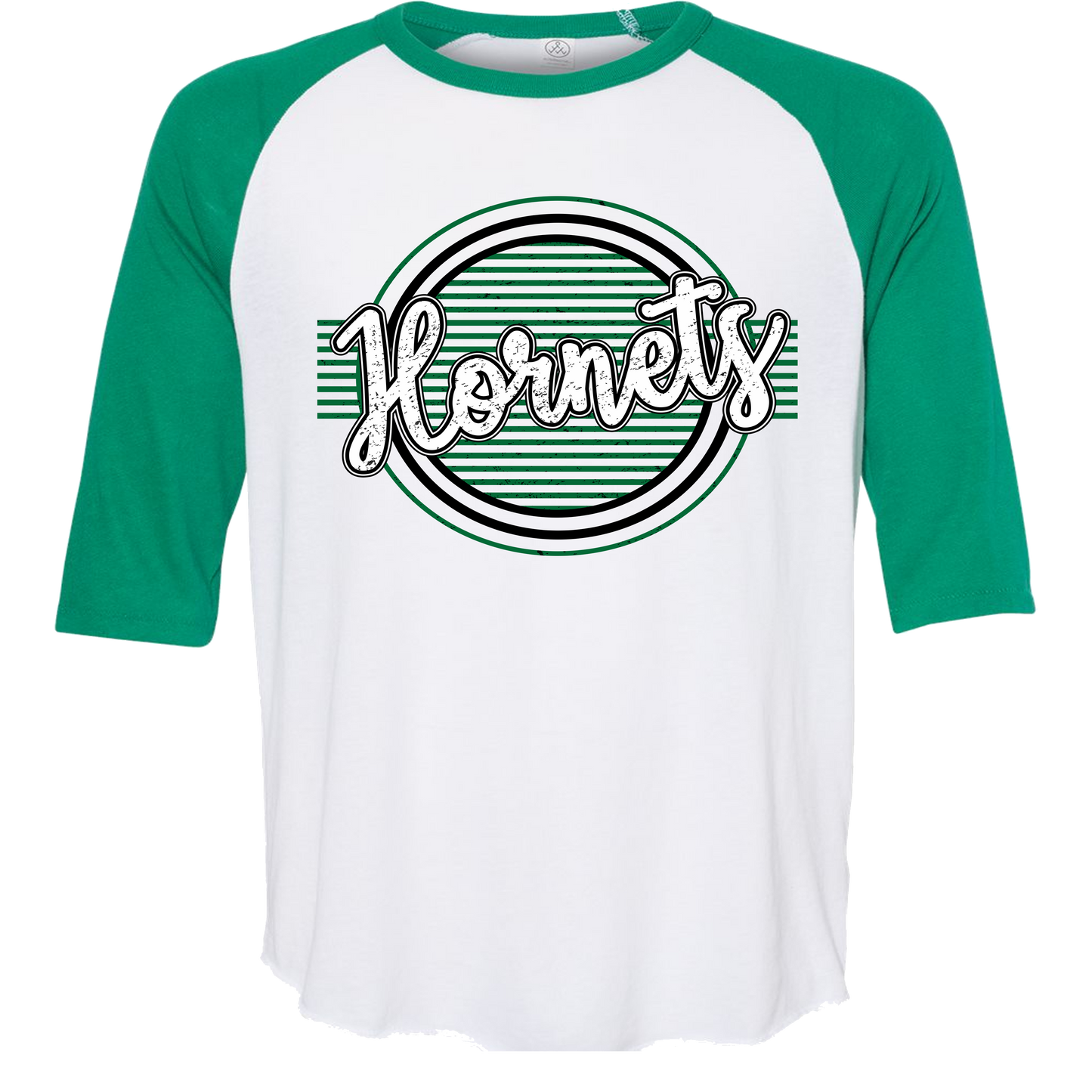 Hornets Green Raglan T-shirts